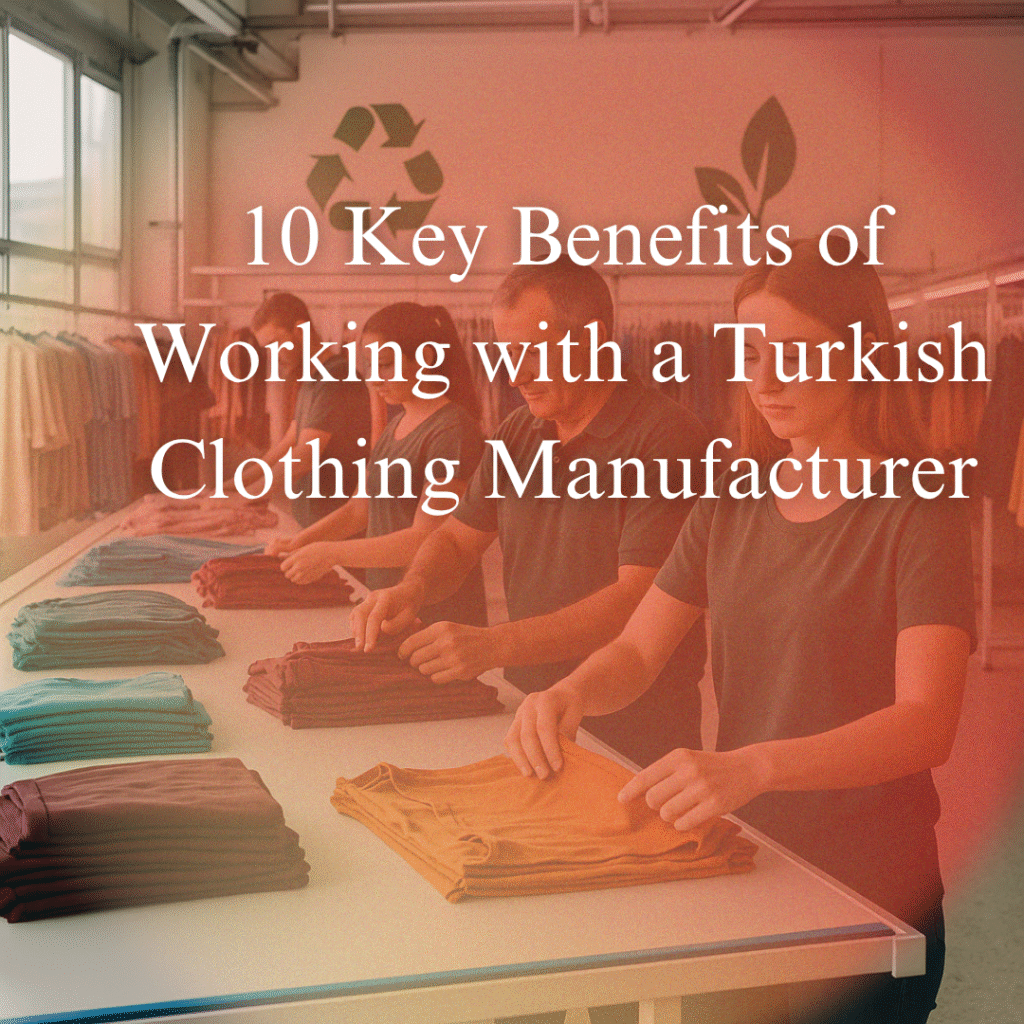Workers in a Turkish clothing manufacturer producing sustainable apparel for European brands.