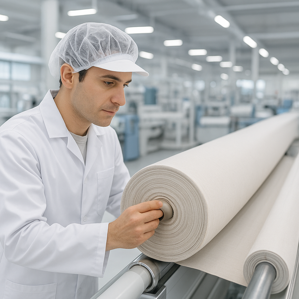 Ethical and sustainable production in a modern Turkish clothing manufacturer facility.