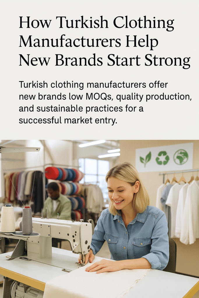 Turkish clothing manufacturer helping new European fashion brands with low MOQ production.