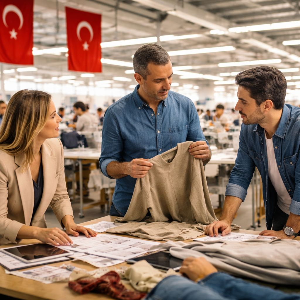 Avrupalı ve Türk moda profesyonelleri üretim hattında işbirliği yapıyor